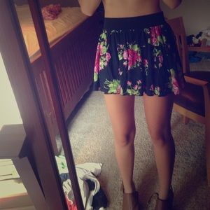 floral skirt