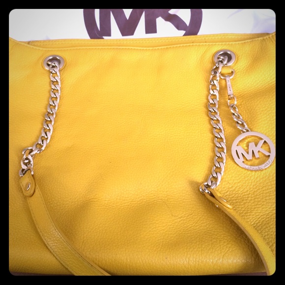 Michael Kors yellow purse