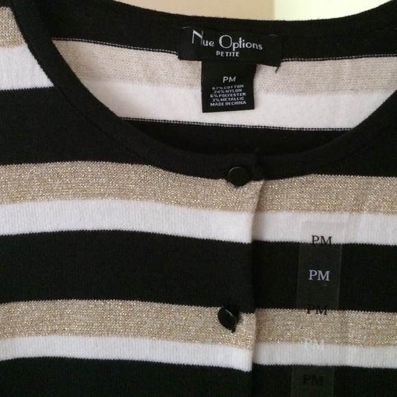 PRICE DROPNue Options Petite Medium Sweater - Picture 3 of 4