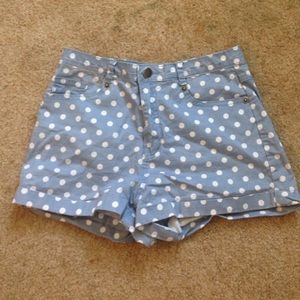 High waisted shorts