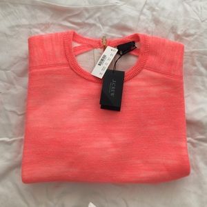 JCrew Collection neon pink short sleeve size xs