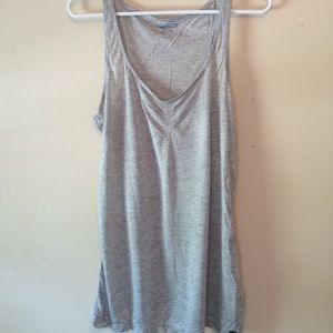 Anthropologie Pure + Good v neck front cinch tank