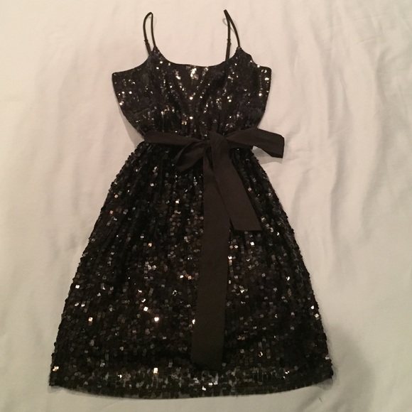 Express Dresses & Skirts - Express Black Sequin Dress