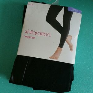 Brand New Leggings w. Faux leather