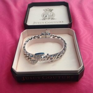 Silver "Juicy" Juicy Couture Bracelet