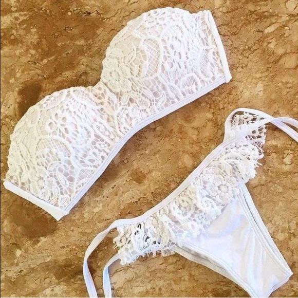 Sexy push up padded top Brazilian bottom set Small