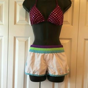 Roxy size 3 swim or athletic shorts. Only worn onc