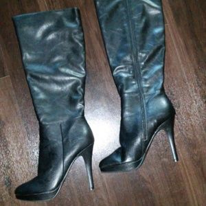 Black Boots Knee high