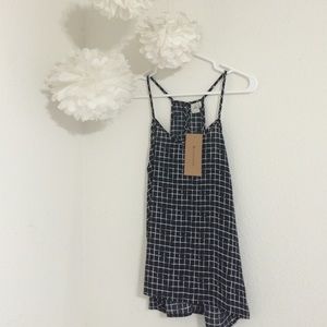 Black & White Racerback Tank