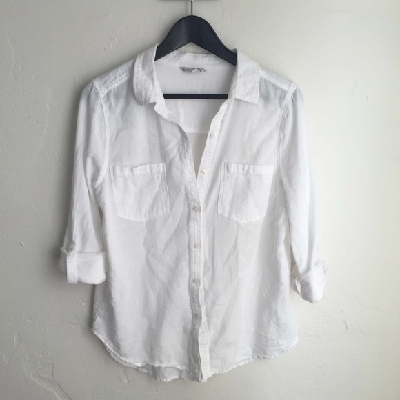 Tops - White Button Up