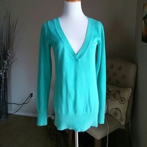 lacoste sweater mint green