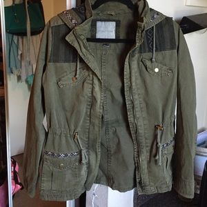 NWOT Green military jacket