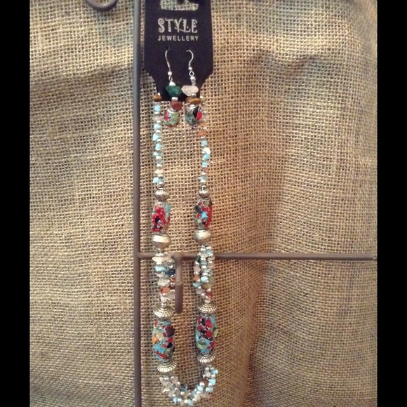 Necklace and matching earring set