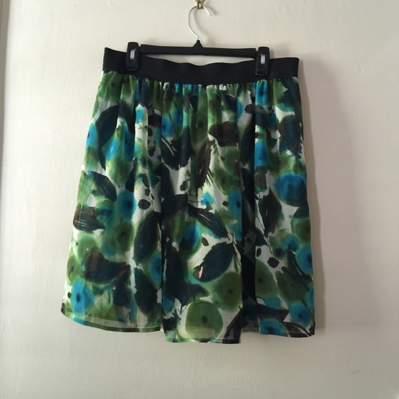My Collection Peacock color skirt NWOT - Picture 1 of 2