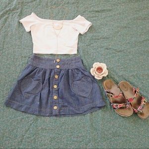 Denim Skirt | F21
