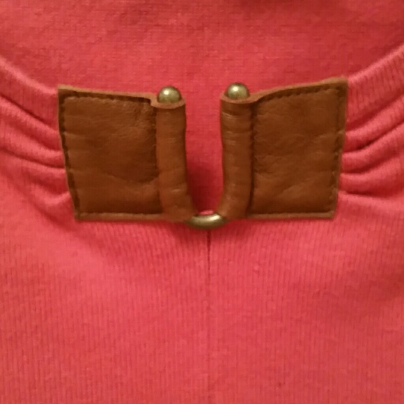Worth Tank Top with Leather Ornamentation - Picture 2 of 2