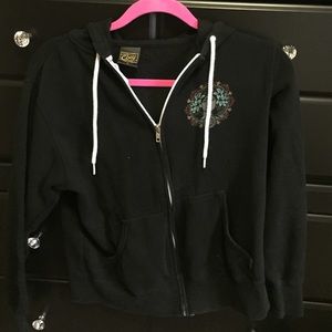 Obey zip up hoodie
