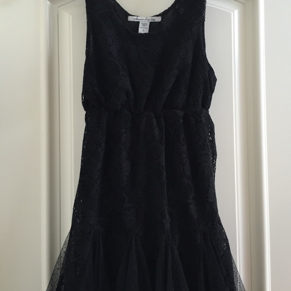 NEW Short Black Dress with Lace