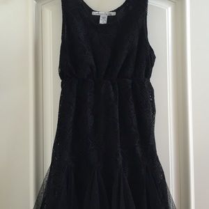 NEW Short Black Dress with Lace