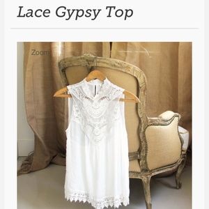 *******SOLD*********  72 lace gypsy top