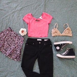 Pink Crop Top | Styles4less