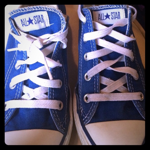 Blue Converse