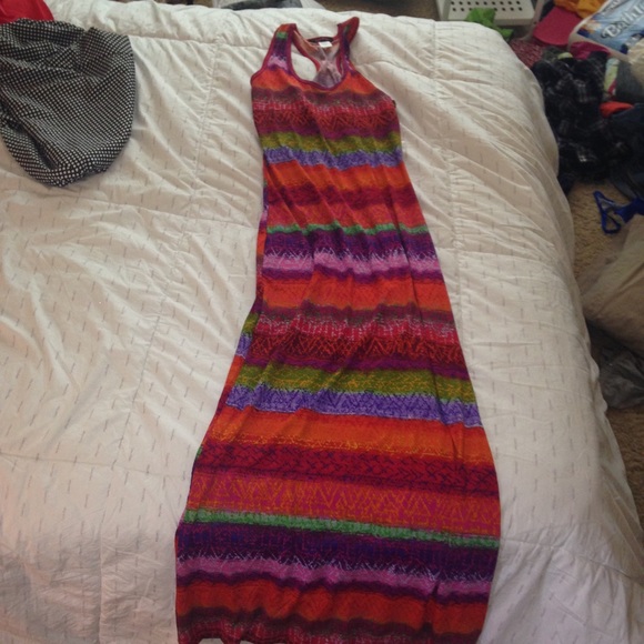 Rainbow maxi dress🌈