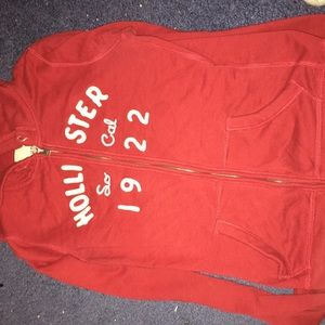 Red Hollister hoodie