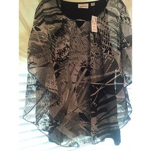 NWT Avenue summery blouse tank fly-away 22/24