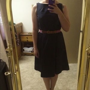 Knee Length Black Tea Dress Size 6