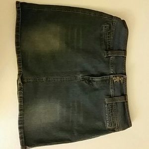 Jean mini skirt 18 torrid plus