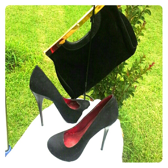 Sale! Black HighHeels 8.5 Size MICHAEL ANTOINO