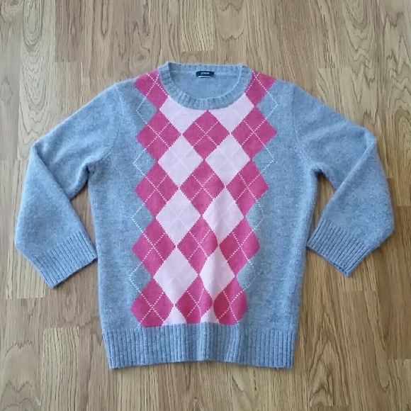 J. Crew Argyle Sweater
