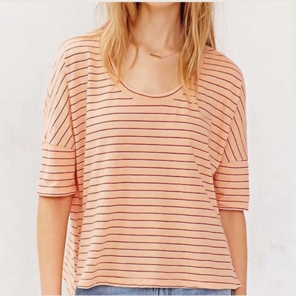 urban outfitters peach tee