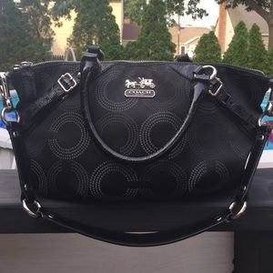 Black/Silver/Grey Coach Bag!