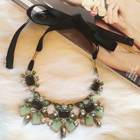 Jcrew ribbon necklace - Picture 2 of 3