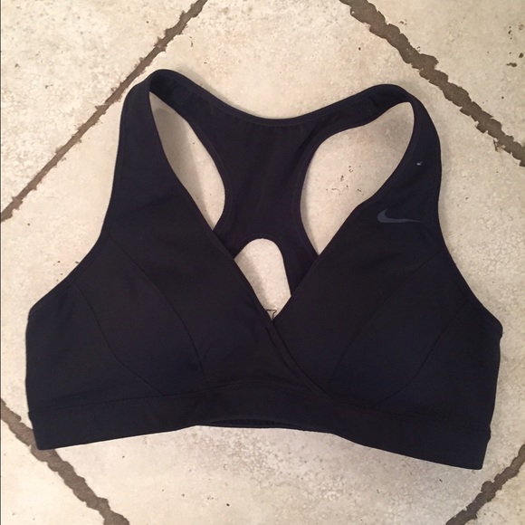 NIKE PRO BLACK RAZOR BACK SPORTS BRA