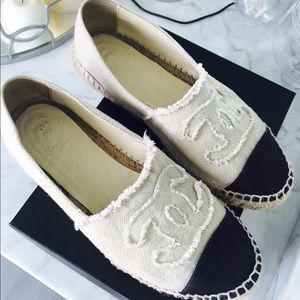chanel Canvas Espadrilles size 40