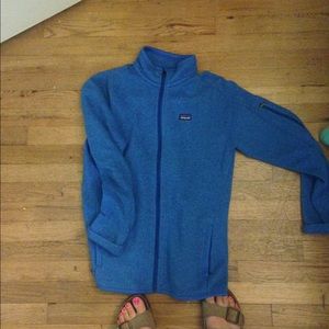 Patagonia better sweater jacket blue