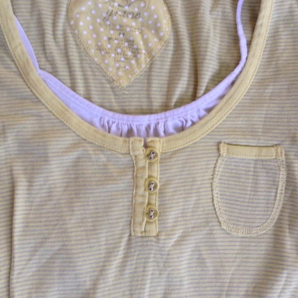 Yellow striped top - Picture 2 of 2