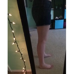 regular denim shorts