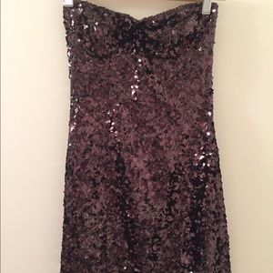 Victoria secret sequin dress in dark grey