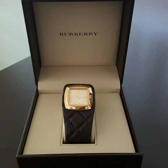Burberry Accessories - Burberry Quilted Leather Watch
