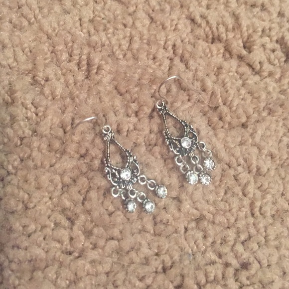 Dangly Silver Earrings