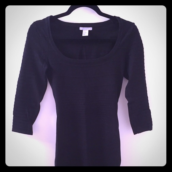 H&M black sweater dress