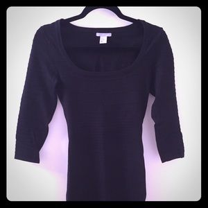 H&M black sweater dress