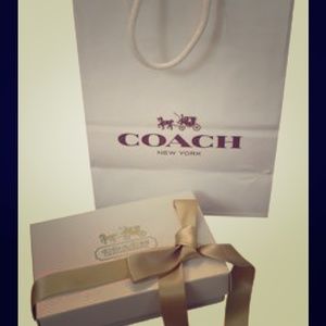 Coach gift bag and gift box