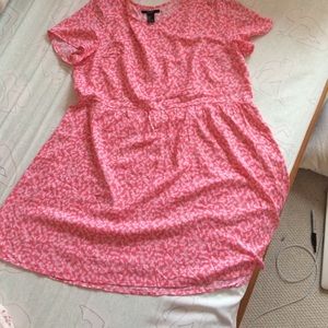 Cute floral pink dress