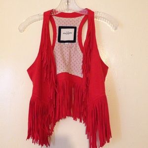 Abercrombie fringe vest