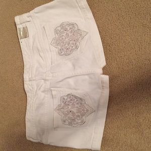 Express- white shorts